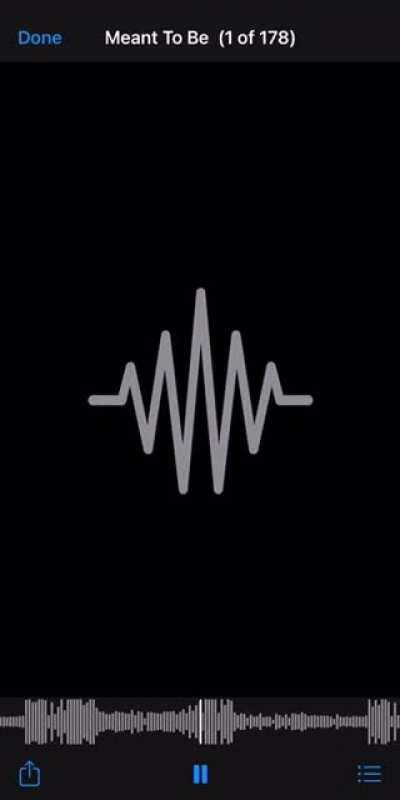 Sunday / Meant To Be snippet