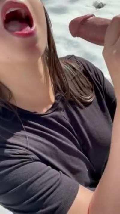 Warm my mouth up daddy 😇