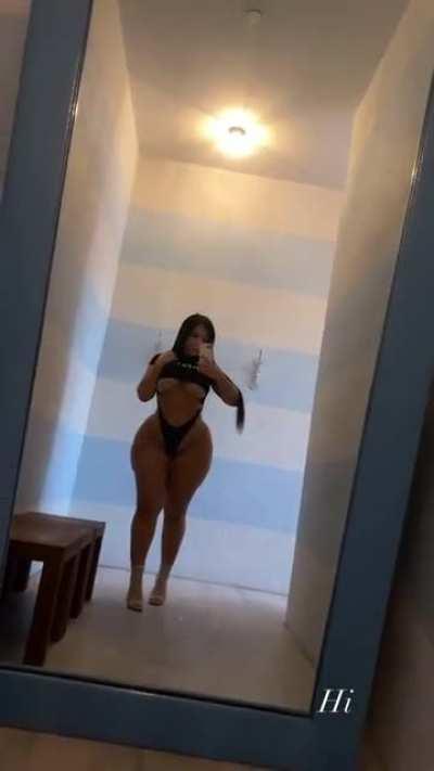 What a work of art her body is