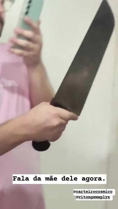 Jean se vingando das piadas sobre a mãe dele