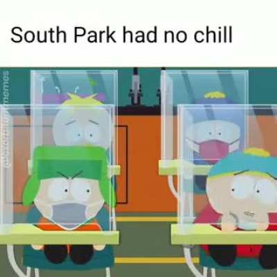 South Park scene describing 2020..