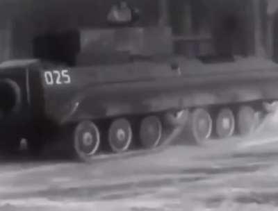 Soviet experimental rocket assisted T-62 tank
