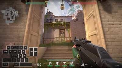 Ascent window and the tape around it are of the same hitbox