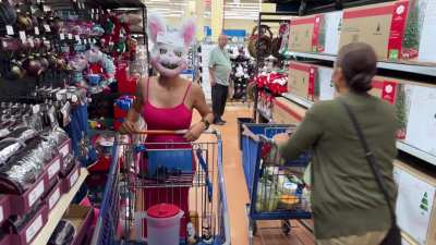 Do I got busted by the lady or the sr from the back?