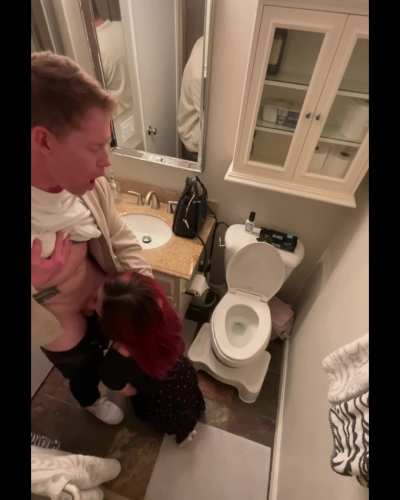 me and boss during lunch break