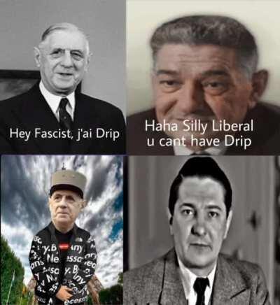 vive la france drip de gaulle