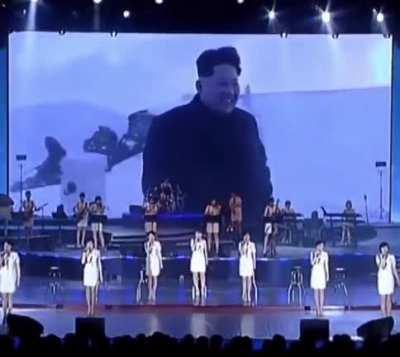 Pop concert in North Korea. K-pop?