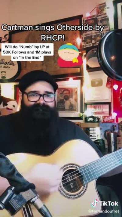 Musician on TikTok covers songs as Eric Cartman, is *fantastic*