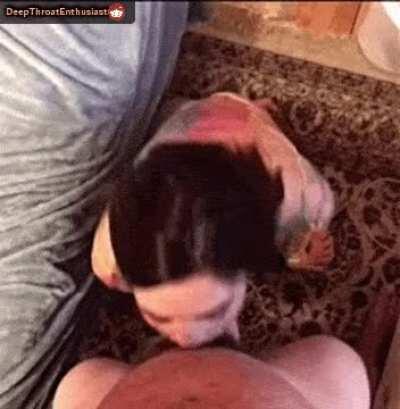 Never throat fucked a girl? This is what it looks like
