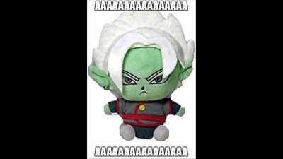Zamasu turns into a marketable plushie