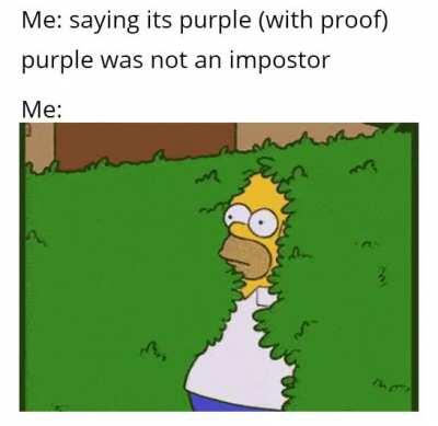 what the hell purple was doing..