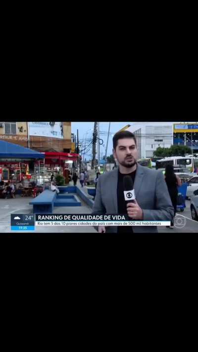 Pesquisa de qualidade de vida no Rio de Janeiro.