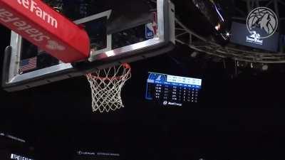 [Highlight] Anthony Edwards hits a clutch stepback 3 and then blocks Fox on the other end to seal the win!