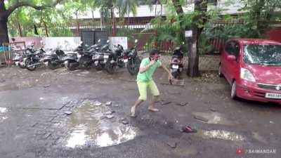 When you step on Potholes