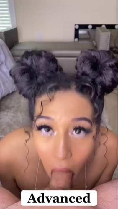 I think I would look cute with your cock down my throat