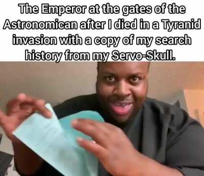 e-eh, my lord, I can swear that the fact that I searched for 