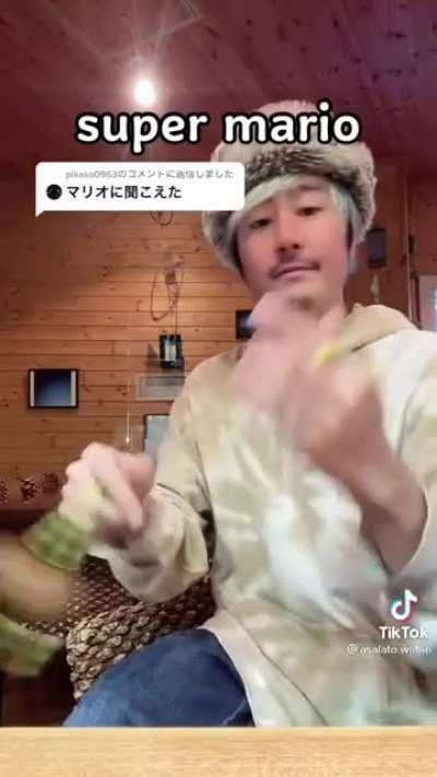 Mario Bros theme song on a Kashaka