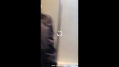 Flight attendant doing live show on a plane 4/4