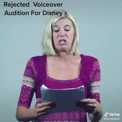 I wonder why she didn't get it