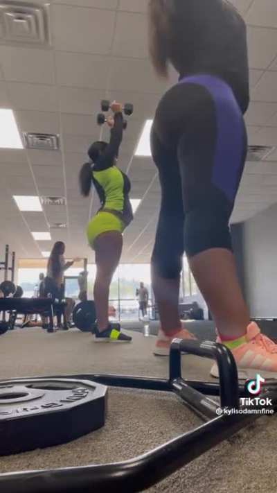 At the gym