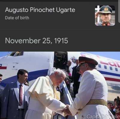 Happy Birthday Pinochet you scumbag