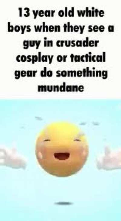 silly knight, you are supposed to take back the holy land not use a shotgun!!!!!!!!