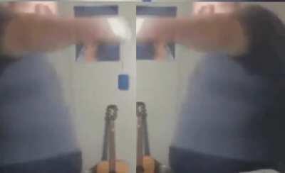 Wings fighting himself