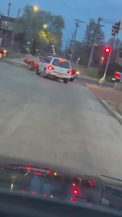 Subaru vs Silverado road rage