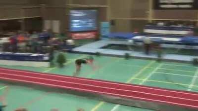 An impressive tumble by gymnast Kristof Willerton.