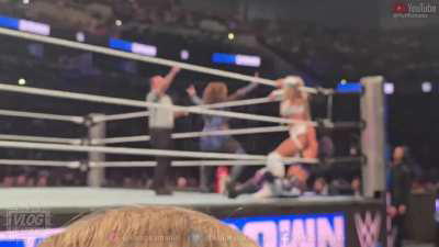 Tiffany Stratton stinkfaces Bayley!