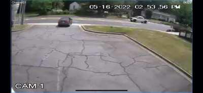 Car pulls out safely and then…