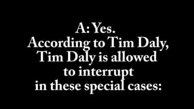 Interruptions at Pennsbury