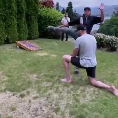 Everybody was kung fu fighting!