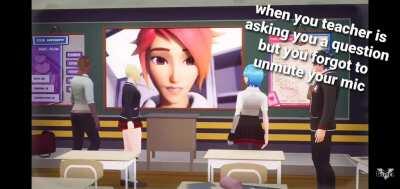 When you teacher is asking you a question