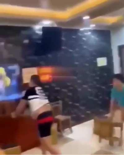 French fans smashing their tv after their loss to Switzerland