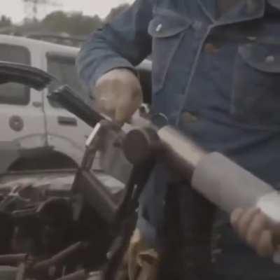 Metal cutting shotgun