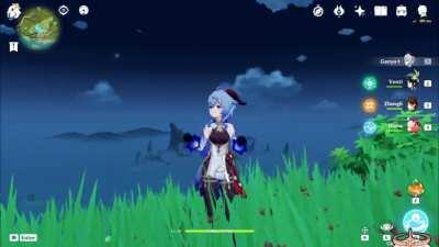 Ganyu fell asleep, again