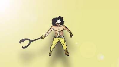 I remade my first ever animation of Buggy Vs Usopp