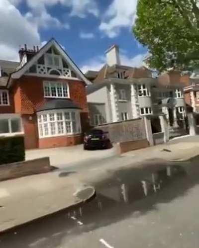 Guy takes his parrots out to fly around while riding his bike