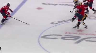Ovechkin open ice hit on Karlsson