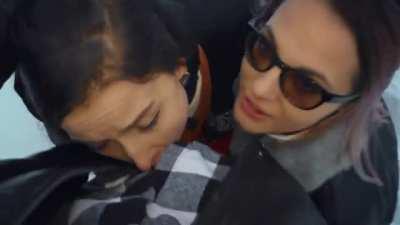 It's Never Too Cold For The Girls To Share Cum!