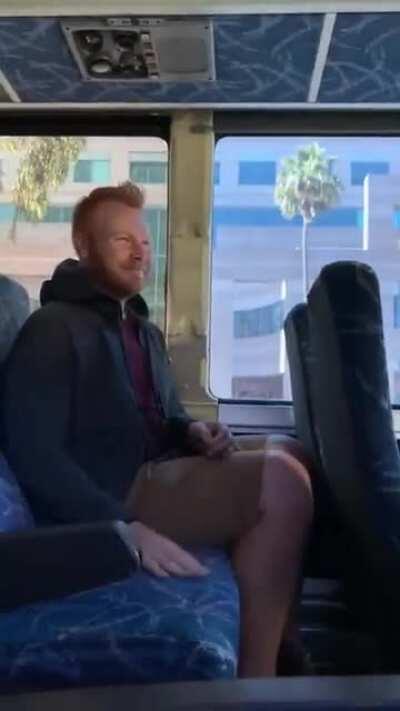 How to keep the seat next to you on the bus empty