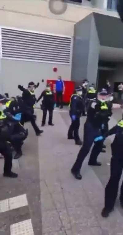 Imagine Wanting to Go out for a Walk to be Confronted by 20 Police Officers