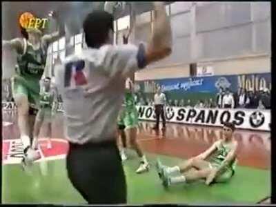 Player bashes head out of anger, resulting in paralysis.