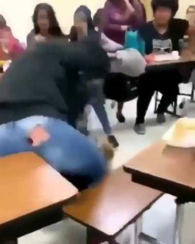 A bully gets beat up