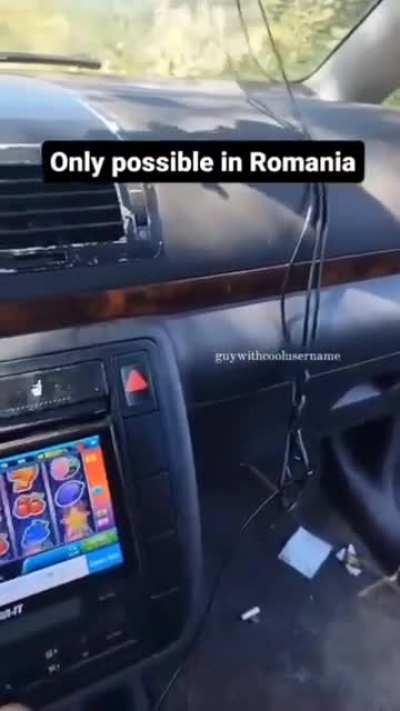 Average Robmanian car (it was stolen)