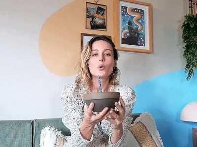 Blowing out a single candle