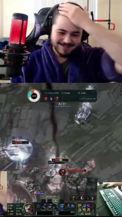 Getting a Pentakill but Akshan Revives Everyone