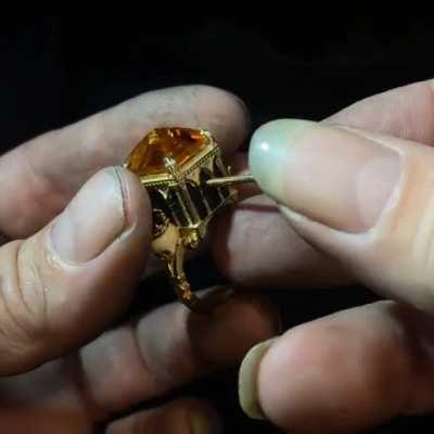 A Gothic Poison Ring.