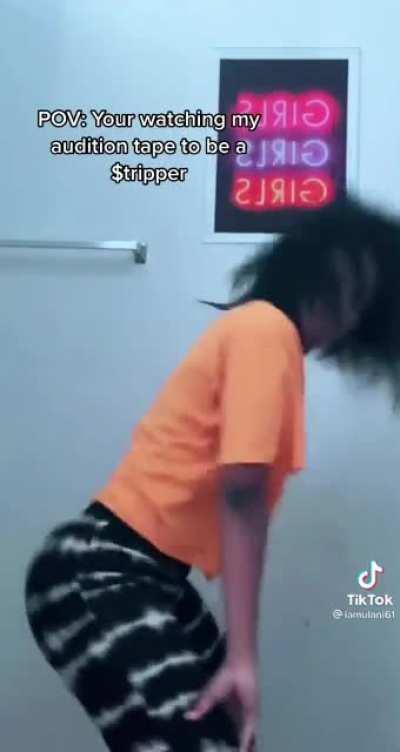 It's huge go follow her